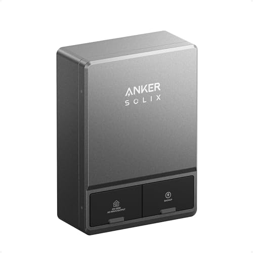 Anker SOLIX Smart Inlet Box, Manual Whole-Home Backup with Smart Daily Savings for E10, Reduce Up to 80% Bills, NEMA 3R Weatherproof, Plug & Play, Storm Guard Mode