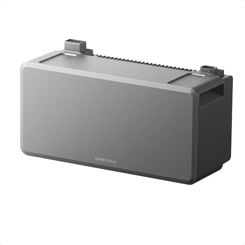 Anker SOLIX B6000 Battery Module for E10, 6kWh Expandable Capacity, Unlock 10kW Turbo Output, Automotive-Grade LFP Cells, 10-Year Lifespan, 4,000+ Cycles, UL 9540A Certified