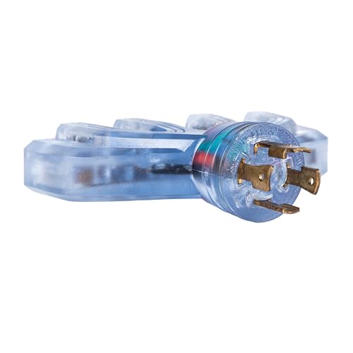 Westinghouse 302116A Generator Plug Adapter, 30A 120V L14-30P to (4X) 5-20R