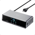 Anker Prime Docking Station (DL7400), 14-Port Triple Display with DisplayLink, 140W Max, Smart Display, Triple 4K 60Hz, Cooling Fan, for Windows Laptops (The Latest DisplayLink Driver Must Installed)