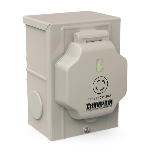 Champion Power Equipment 30A 125/250V Power Inlet Box