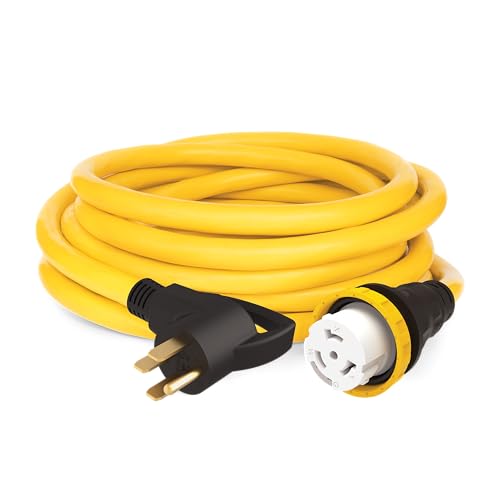 Champion Power Equipment 30-Foot 50-Amp 125/250-Volt RV Generator Power Cord, (14-50P to SS2-50R)