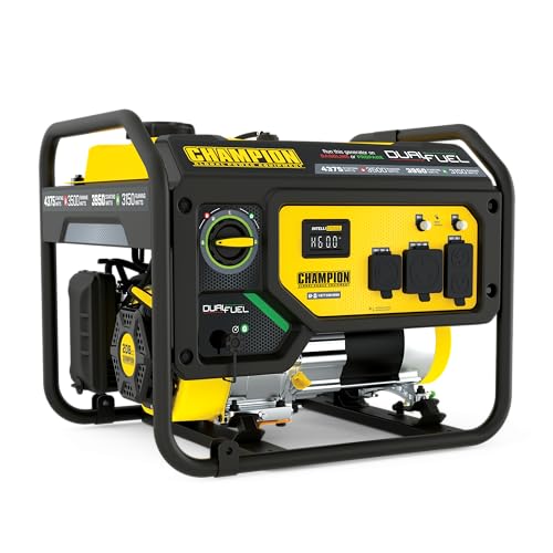 Champion Power Equipment 4375-Watt Dual Fuel RV Ready Portable Generator with Free 3-Year Warranty
