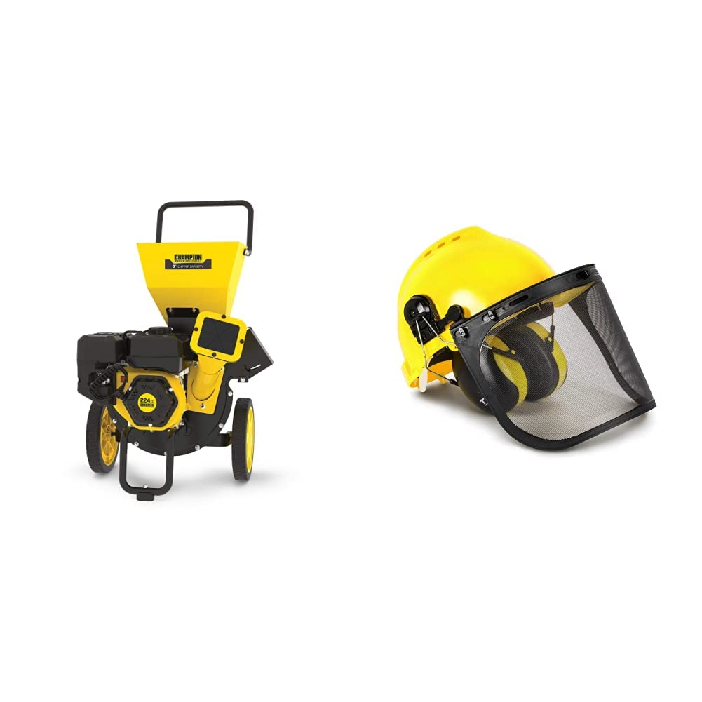 Champion Power Equipment 3-Inch Portable Chipper-Shredder with Collection Bag