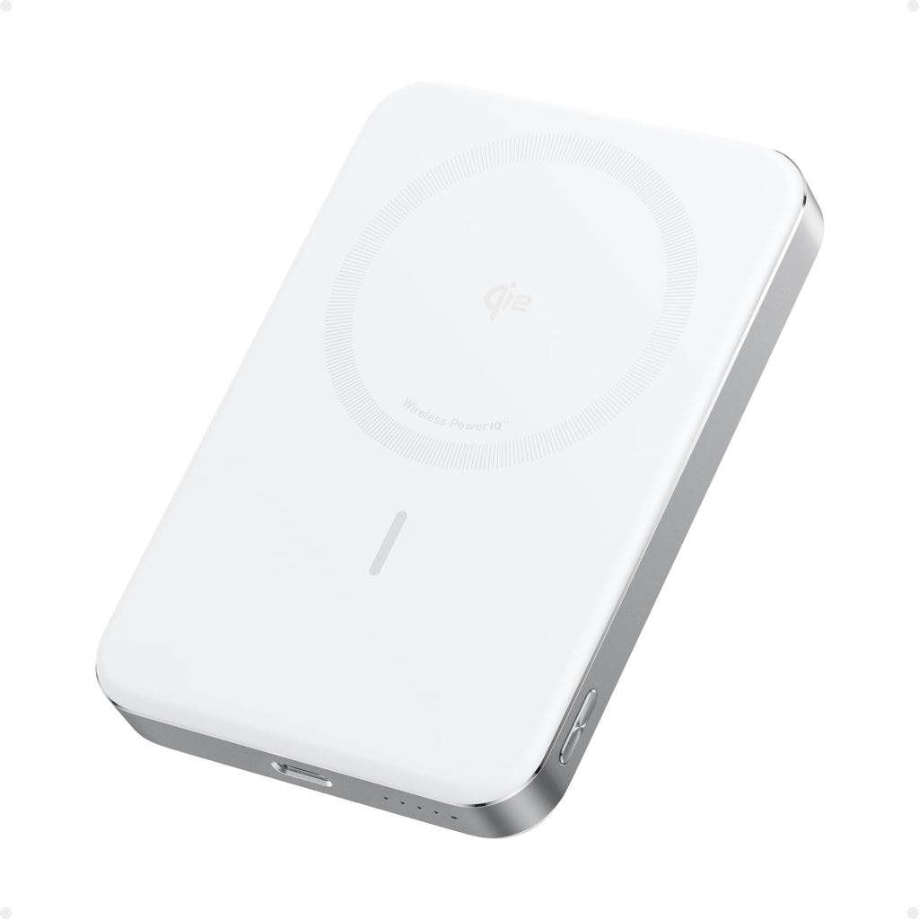 Anker MagGo Power Bank, Slim 10,000mAh Magnetic Battery Pack, Qi2 Certified 15W Ultra-Fast MagSafe Compatible Portable Charger, Ergonomic Design, for iPhone17/16/15/14 Series, and More
