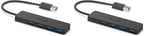 Anker USB Hub 4 Ports, Multiple USB 3.0 Hub, USB Splitter for Laptop, Extender for A Port Laptop, PC, Desktop and More [Charging Not Supported](2ft USB-A)