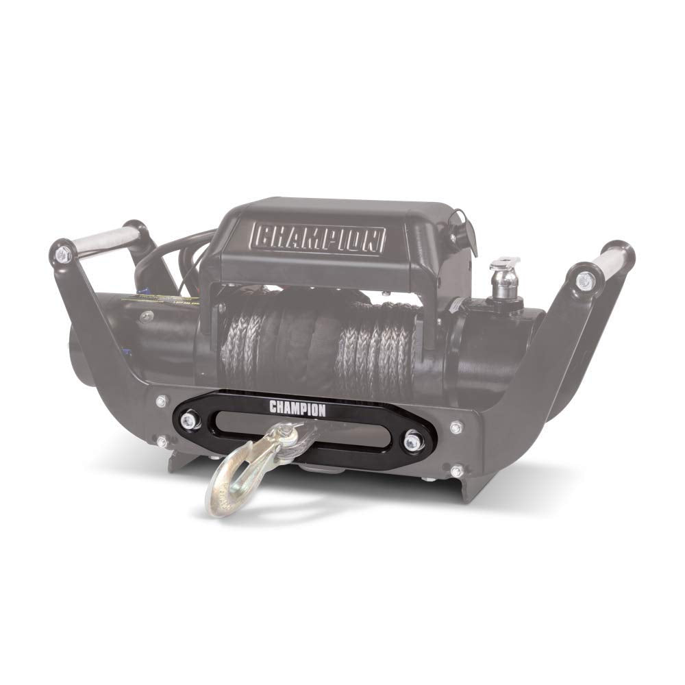 Champion Power Equipment 100375 Aluminum Hawse Fairlead for 8000-12,000 lb. Truck/SUV Winches for Synthetic Rope