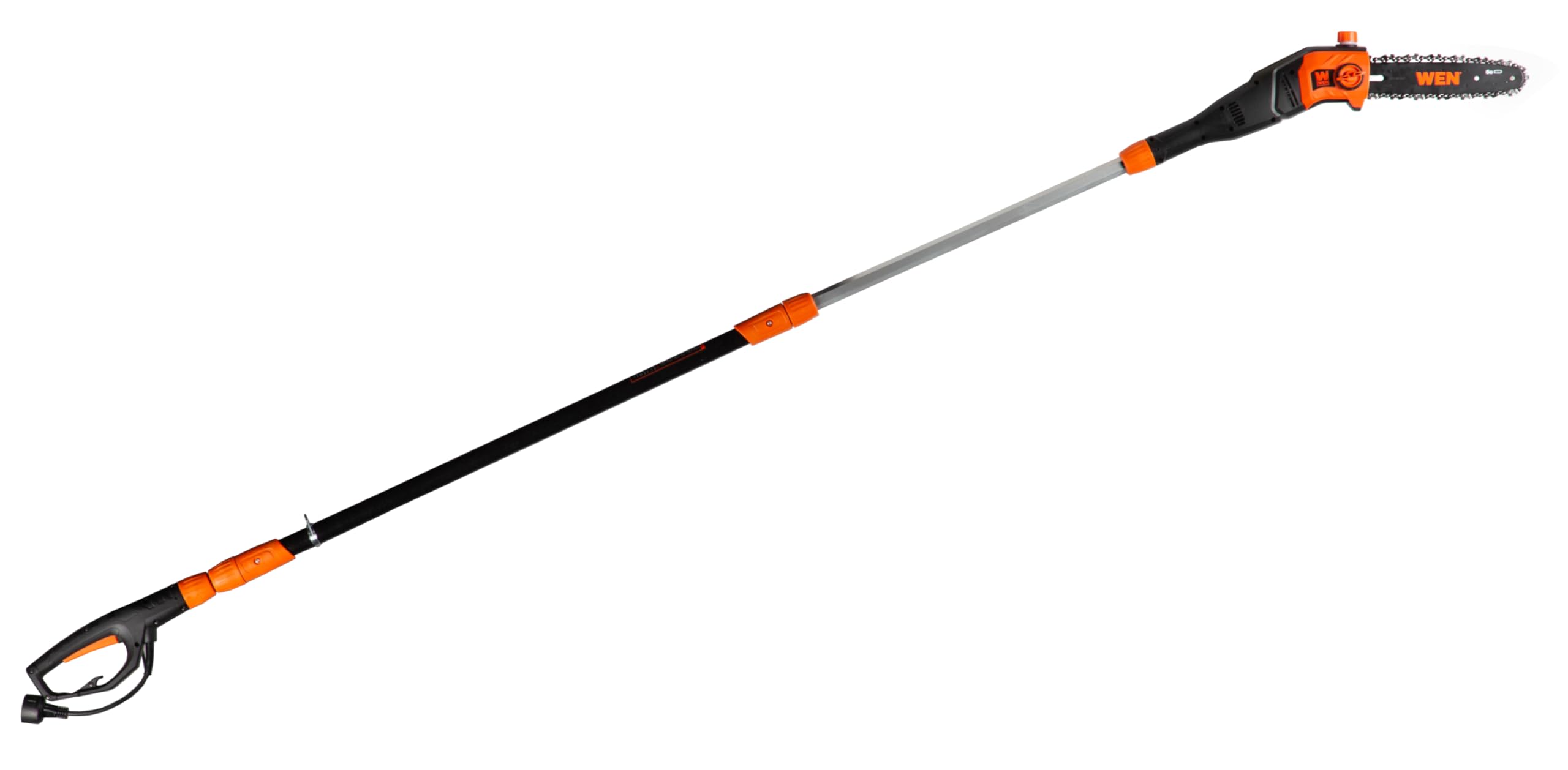 WEN 4019 6-Amp 8-Inch Electric Telescoping Pole Saw, Corded electric - Black&orange