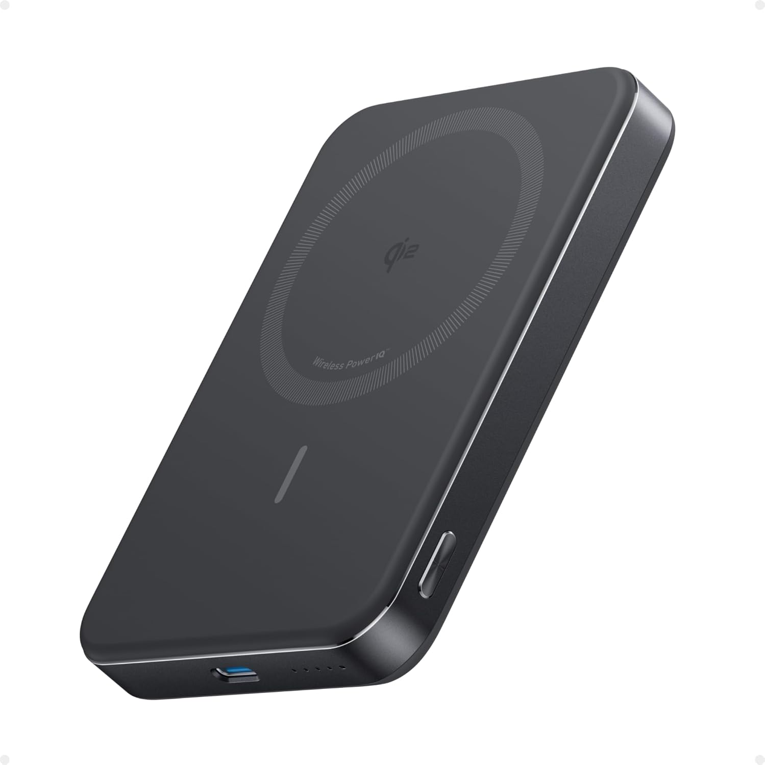 Anker MagSafe Compatible MagGo UFO 3-in-1 Charger, iPhone 17 Wireless Charging Station, 15W Qi2 Certified, Foldable Travel Charging Pad, for iPhone 17/16/15/14, AirPods, Apple Watch (Not a Power Bank)