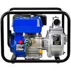 DuroMax XP702HP 208cc 7-HP 2-Inch 70-GPM Gas Powered High Pressure Water Pump, 50 State Approved, XP702HP, Blue