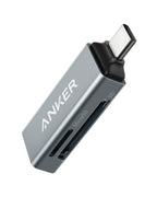 Anker USB 3.0 Micro SD Card Reader, 5Gbps 2-in-1 SD Card Reader to USB Adapter for SDXC, SDHC, MMC, RS-MMC, Micro SDXC, Micro SD, Micro SDHC, UHS-I Cards - USB A CardReader
