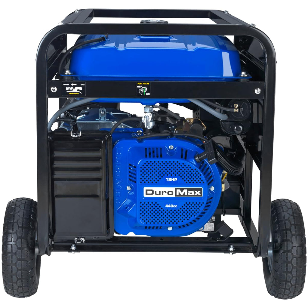 DuroMax XP5500EH 5,500-Watt Dual Fuel Portable Generator - Gas & Propane, Electric Start, RV & Emergency Ready