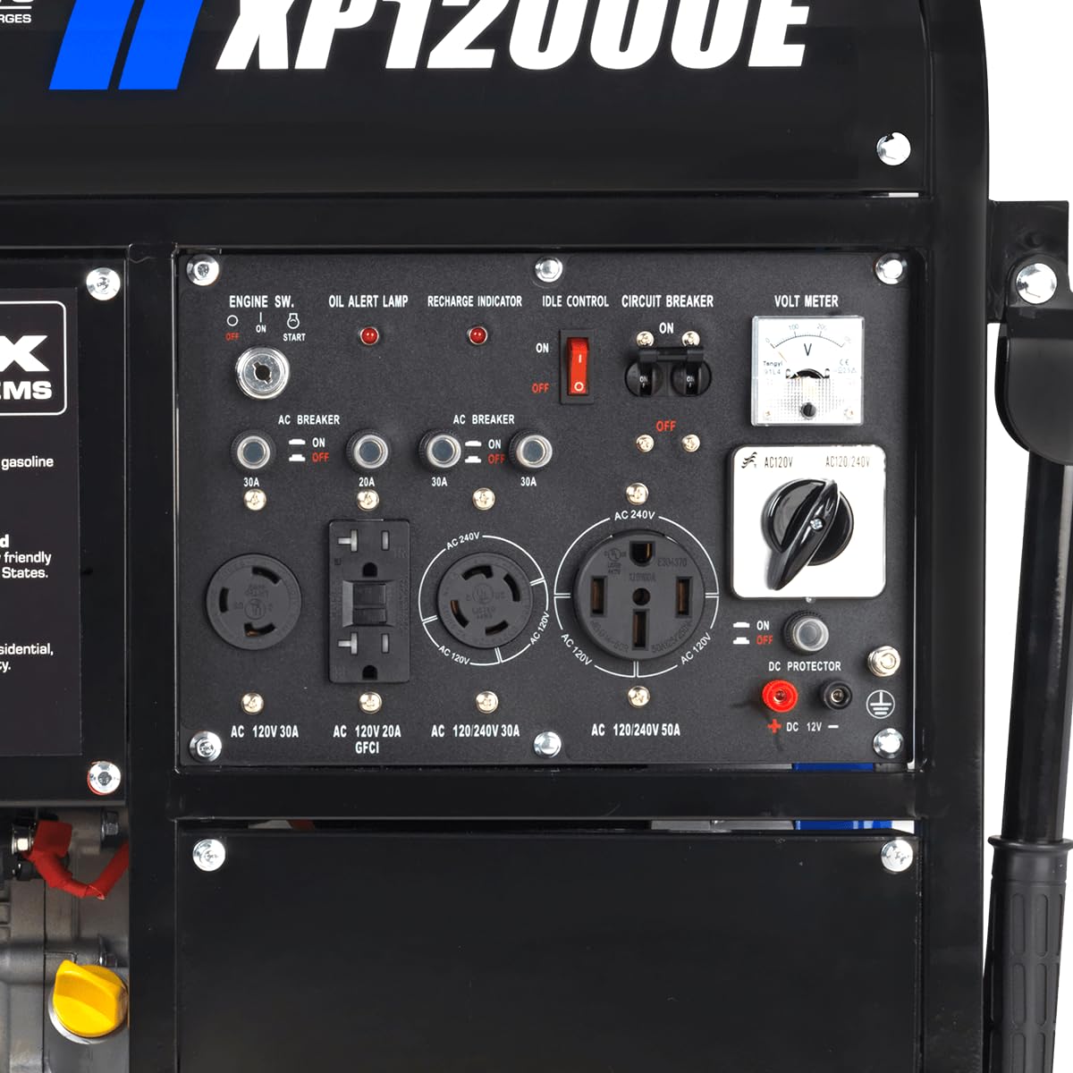 DuroMax XP5500EH 5,500-Watt Dual Fuel Portable Generator - Gas & Propane, Electric Start, RV & Emergency Ready