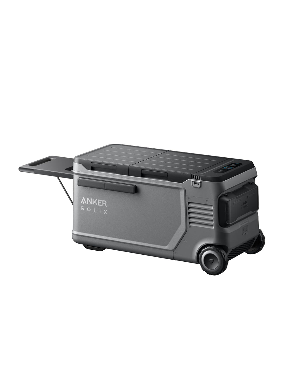 Anker SOLIX EverFrost 2 58L Cooler, 61 qt Car Refrigerator, Electric Cooler with 288Wh Battery, Powered by AC/DC or Solar,for Outdoor Camping, Travel, and Fishing, Fits in Trucks