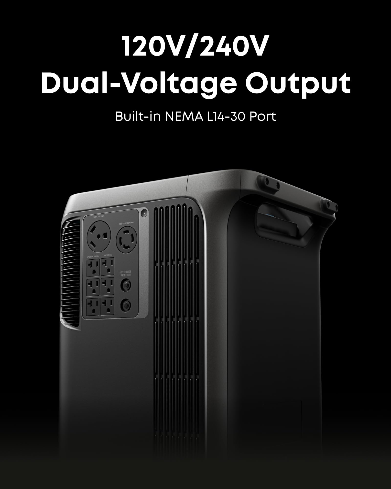Anker SOLIX F3800 Plus Portable Power Station (2025 NEW) and BP3800 Expansion Battery, 7.68kWh, 3,200W Solar Input, Generators for Home Use, Works with Generator, For Power Outage and Emergencies