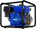 DuroMax XP702HP 208cc 7-HP 2-Inch 70-GPM Gas Powered High Pressure Water Pump, 50 State Approved, XP702HP, Blue