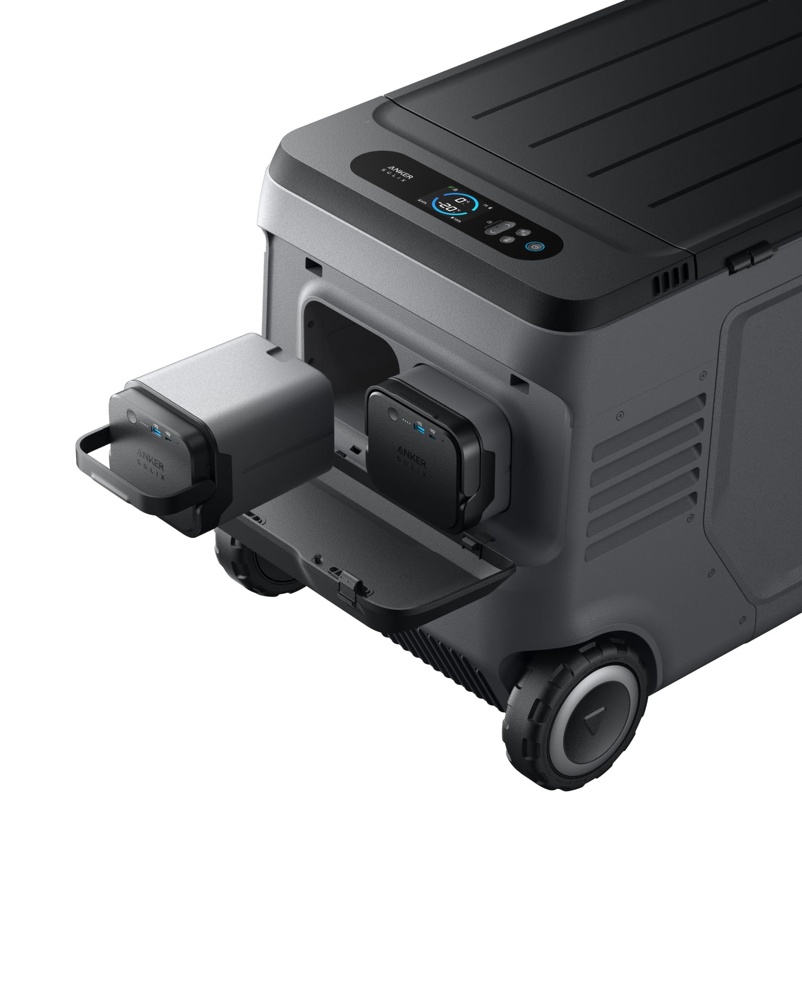 Anker SOLIX EverFrost 2 40L Cooler, 61 qt Car Refrigerator, Electric Cooler with 288Wh Battery, Powered by AC/DC or Solar,for Outdoor Camping, Travel, and Fishing, Fits in Trucks