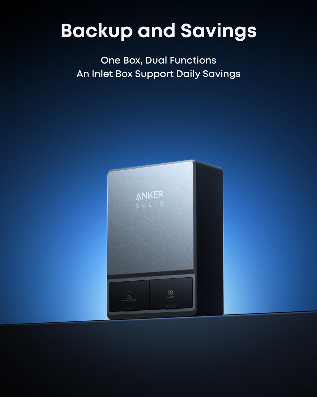 Anker SOLIX E10, Power Dock, 6kWh Battery, 200A Whole-Home Automatic Backup, ≤20ms Switchover, 9kW Solar, Reduce Bills, NEMA 4 & 3R, Up to 12-Month 0% APR