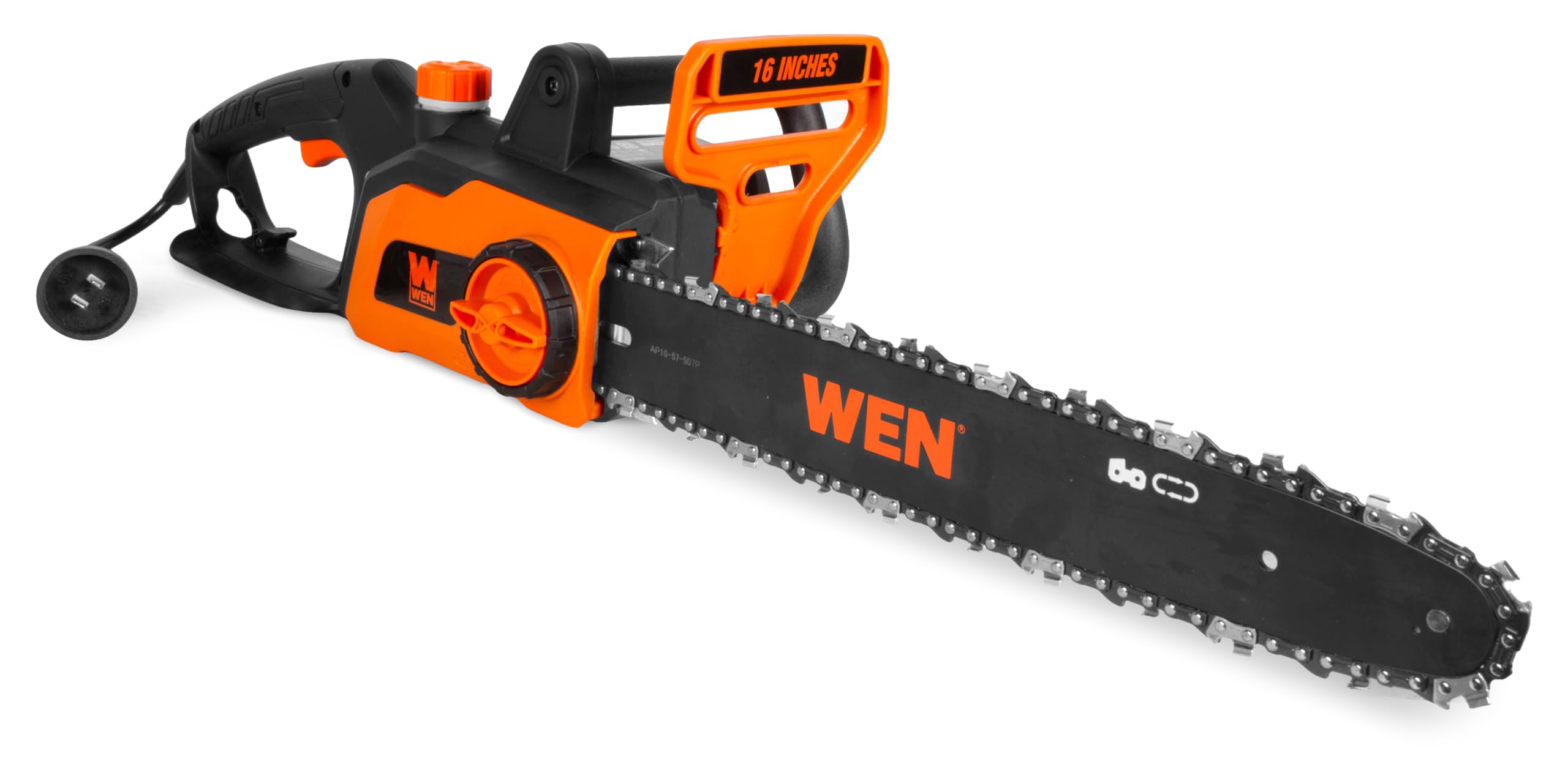 WEN CP1216 Electric Chainsaw, Corded, 12-Amp, 16-Inch