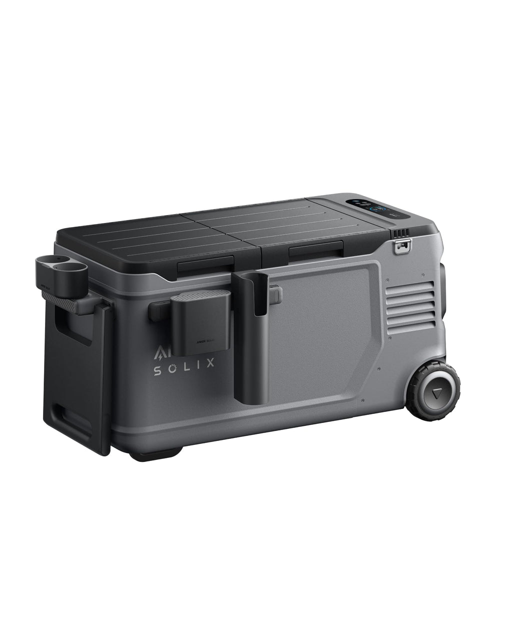 Anker SOLIX EverFrost 2 40L Cooler with Road Trip Kit, 61 qt Car Refrigerator, Electric Cooler with 288Wh Battery, Powered by AC/DC or Solar,for Outdoor Camping, Travel, and Fishing, Fits in Trucks