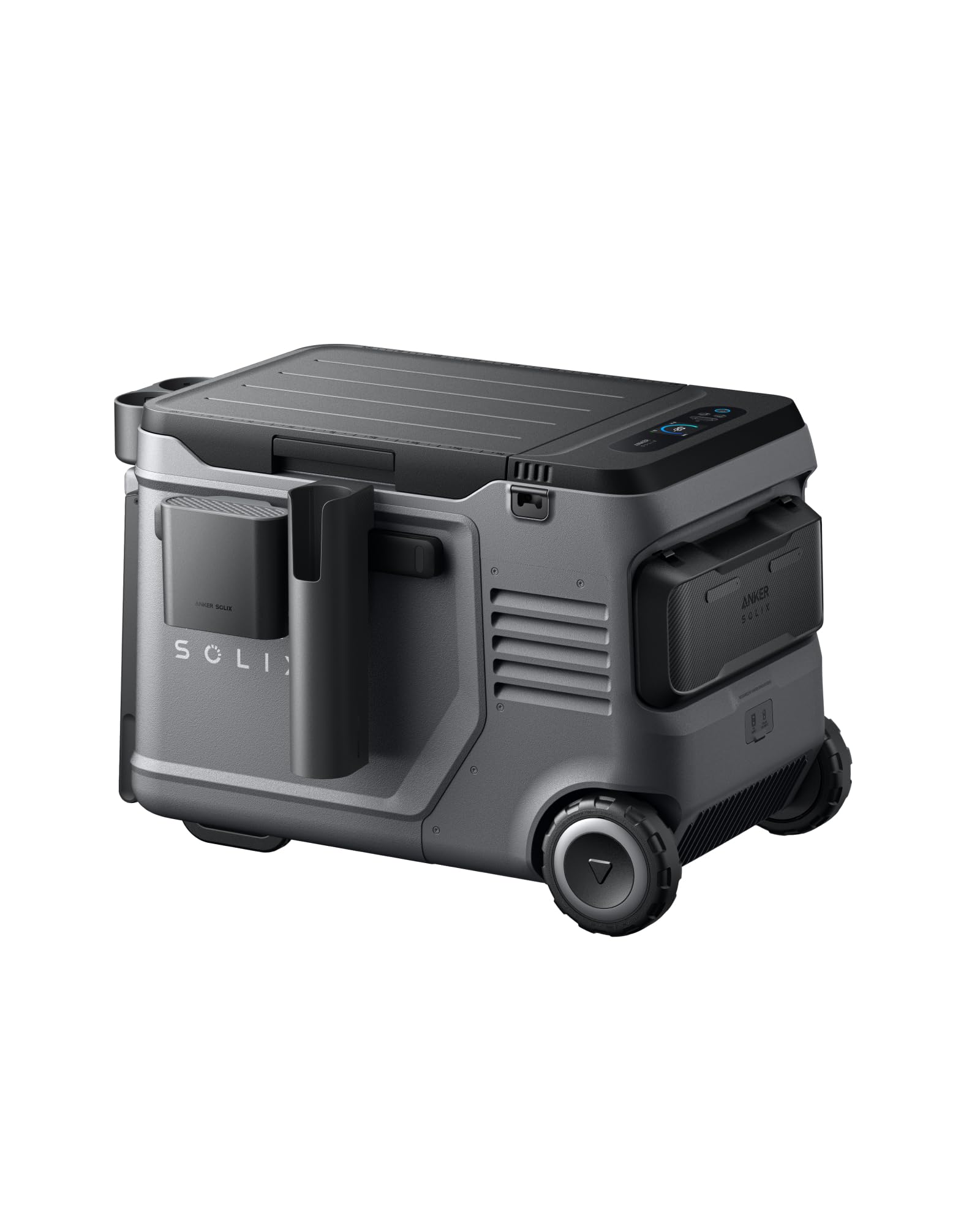 Anker SOLIX EverFrost 2 40L Cooler with Road Trip Kit, 61 qt Car Refrigerator, Electric Cooler with 288Wh Battery, Powered by AC/DC or Solar,for Outdoor Camping, Travel, and Fishing, Fits in Trucks