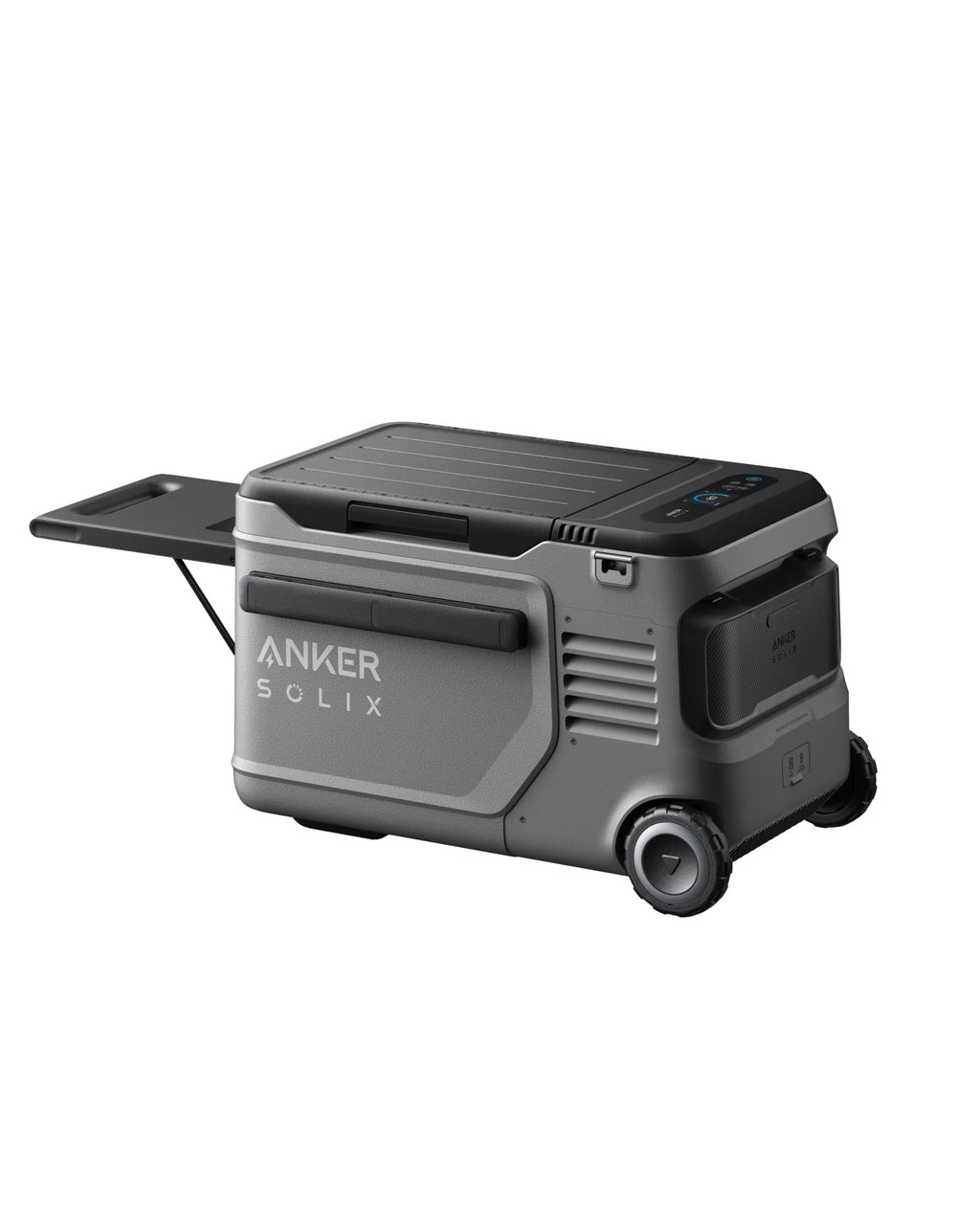 Anker SOLIX EverFrost 2 58L Cooler, 61 qt Car Refrigerator, Electric Cooler with 288Wh Battery, Powered by AC/DC or Solar,for Outdoor Camping, Travel, and Fishing, Fits in Trucks