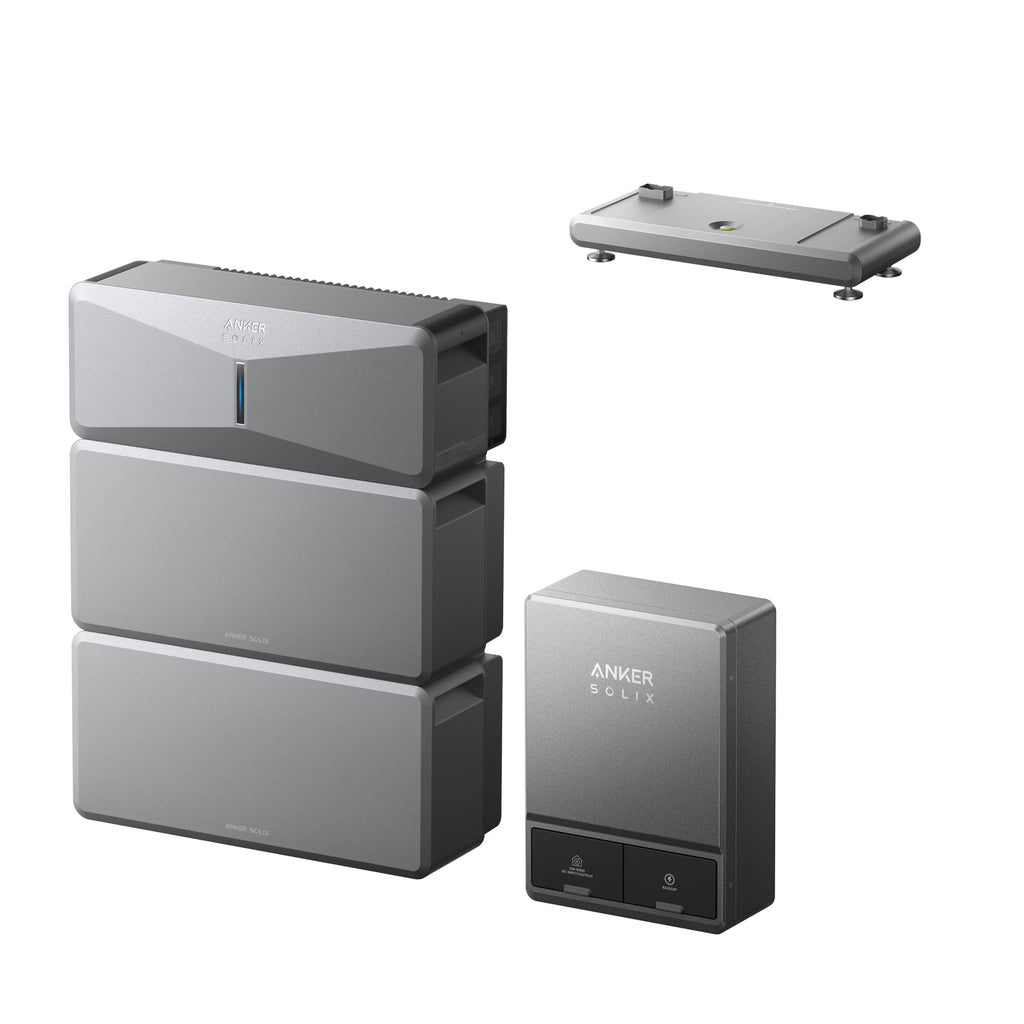 Anker SOLIX E10, Power Dock and Extra Battery, 12kWh Expandable to 90kWh, 10kW Turbo Output, 200A Whole-Home Automatic Backup, Reduce Bills, NEMA 4 & 3R, Up to 12-Month 0% APR
