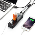 Anker Powered USB Hub for Laptop, 7 Ports USB 3.0 Data Hub, with 36W Power Adapter and BC 1.2 Charging Port for iPhone 7/6s Plus, iPad Air 2, Galaxy S Series, Note Series, Mac, PC, USB-Flash Drives
