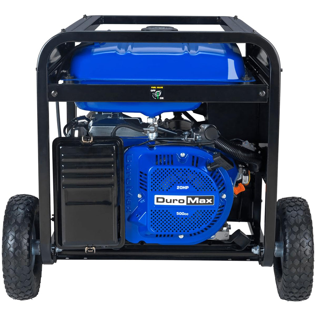 DuroMax XP13000EH 13,000-Watt Dual Fuel Portable Generator - Gas & Propane, Electric Start, Whole Home Backup Power, Transfer Switch Ready, RV & Emergency Ready