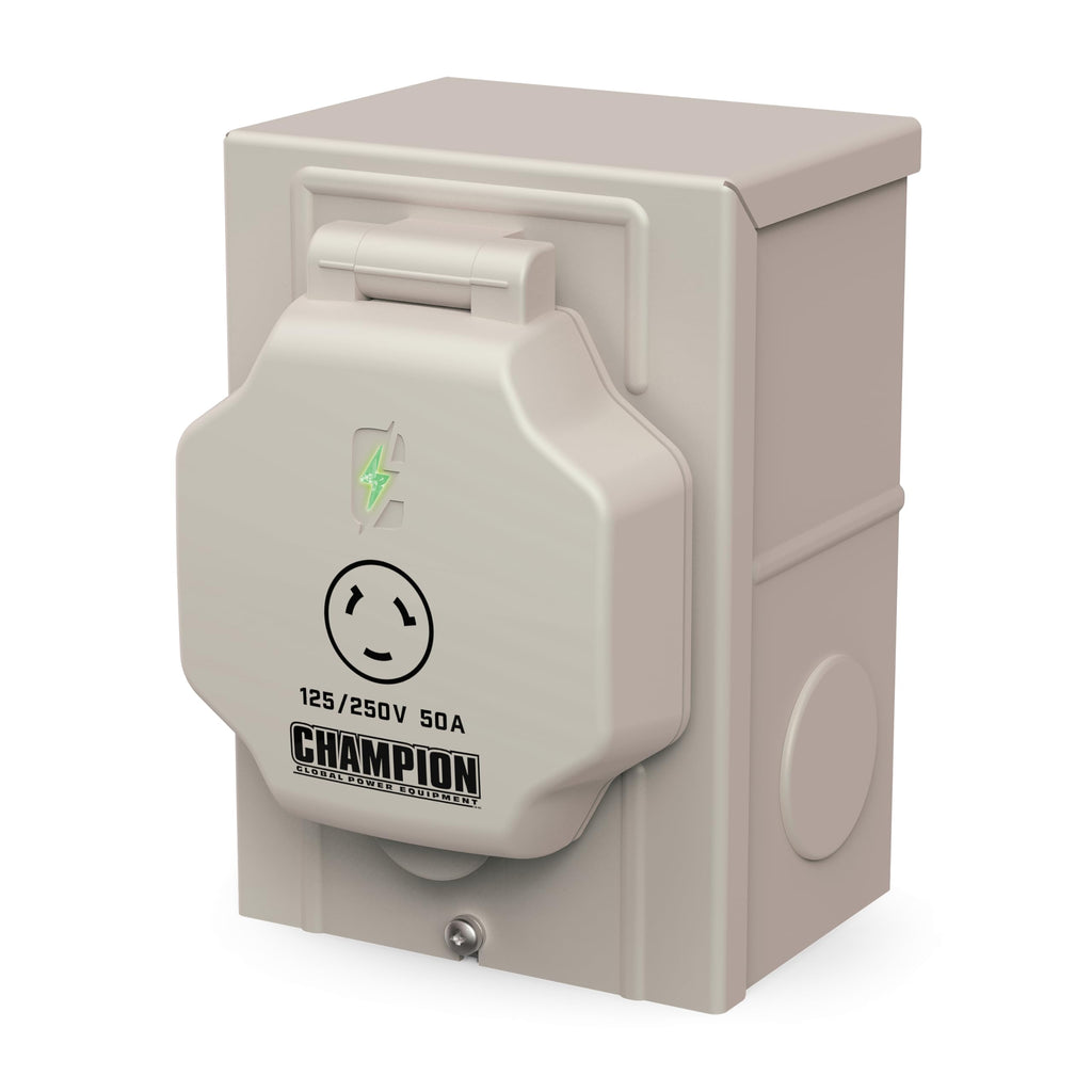 Champion Power Equipment 30A 125/250V Power Inlet Box