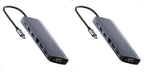 Anker Laptop Docking Station 3 Monitors, 14 in 1 USB C Hub, Triple Display USB C Docking Station with Dual 4K HDMI, 1080p VGA, 80W PD, USB-A/C Data Ports for Dell XPS and More (Charger not Included)