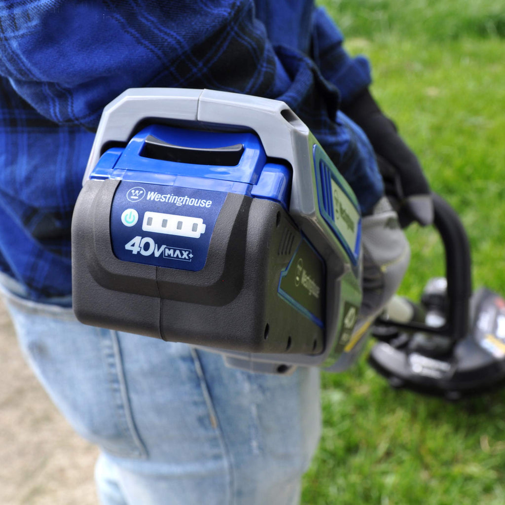 Westinghouse 40V Cordless Hedge, String Trimmer and Blower, 2.0 Ah Battery and Charger Included