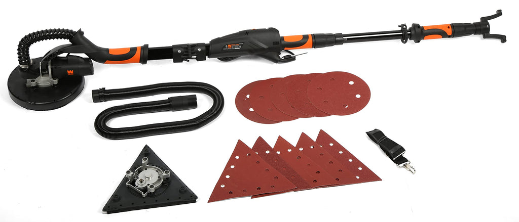 WEN Cordless Drywall Sander, Brushless with Variable Speed, 20V Max 5.0 Ah Battery and Charger (20409)