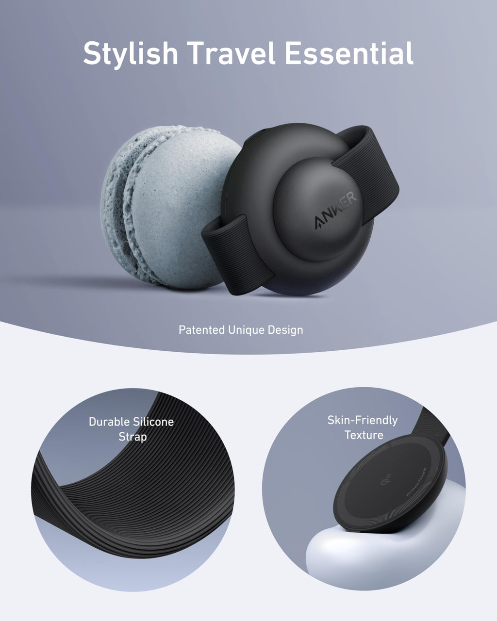 Anker MagSafe Compatible MagGo UFO 3-in-1 Charger, iPhone 17 Wireless Charging Station, 15W Qi2 Certified, Foldable Travel Charging Pad, for iPhone 17/16/15/14, AirPods, Apple Watch (Not a Power Bank)