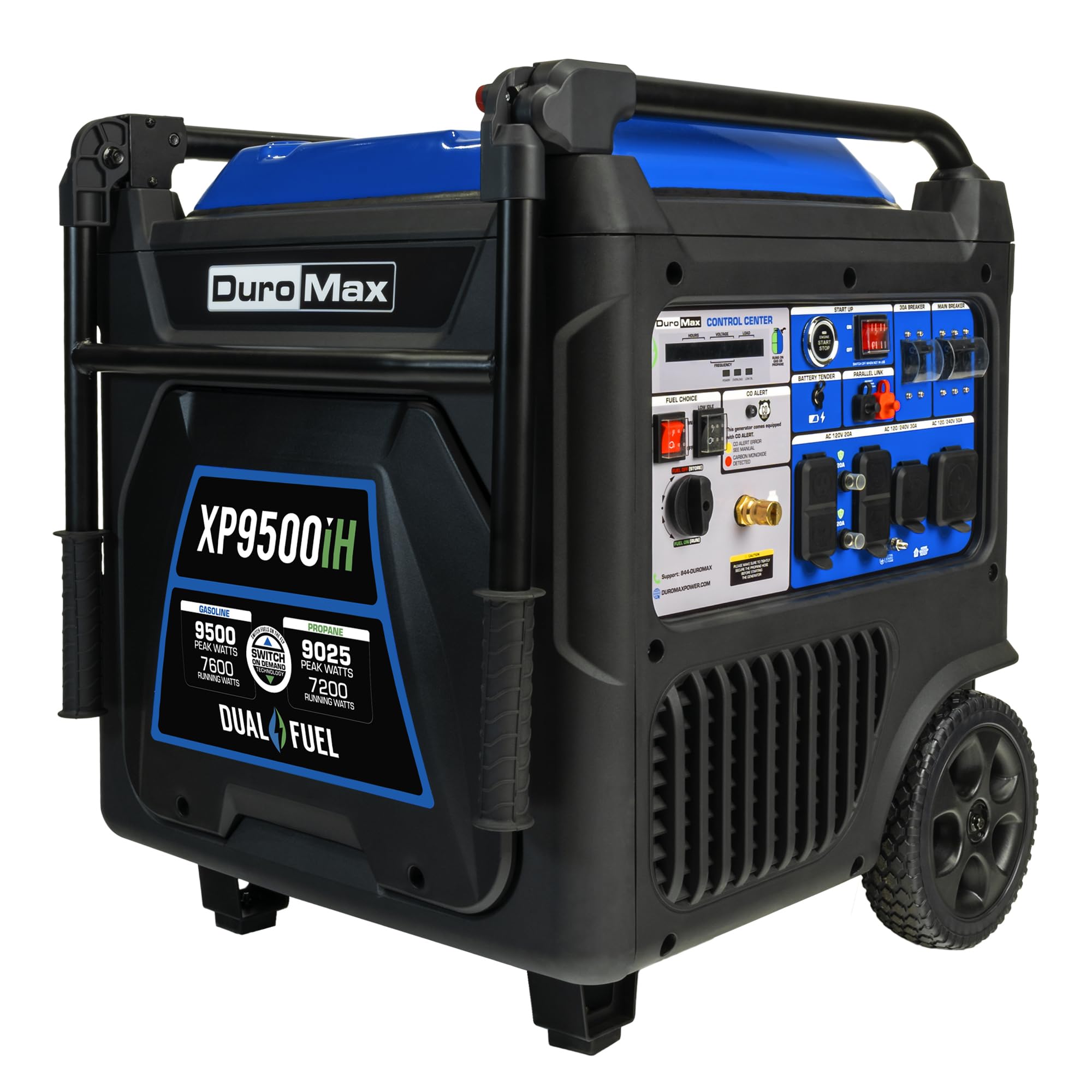 DuroMax XP2300iH 2,300-Watt Dual Fuel Portable Digital Inverter Generator - Gas & Propane, RV & Emergency Ready