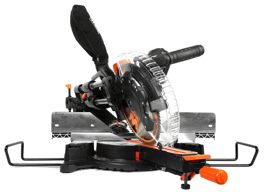 WEN MM1214T 15-Amp 12-Inch Dual Bevel Sliding Compound Miter Saw with Laser