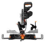 WEN MM1015 15-Amp 10-Inch Dual Bevel Sliding Compound Miter Saw with LED Cutline Multi-color