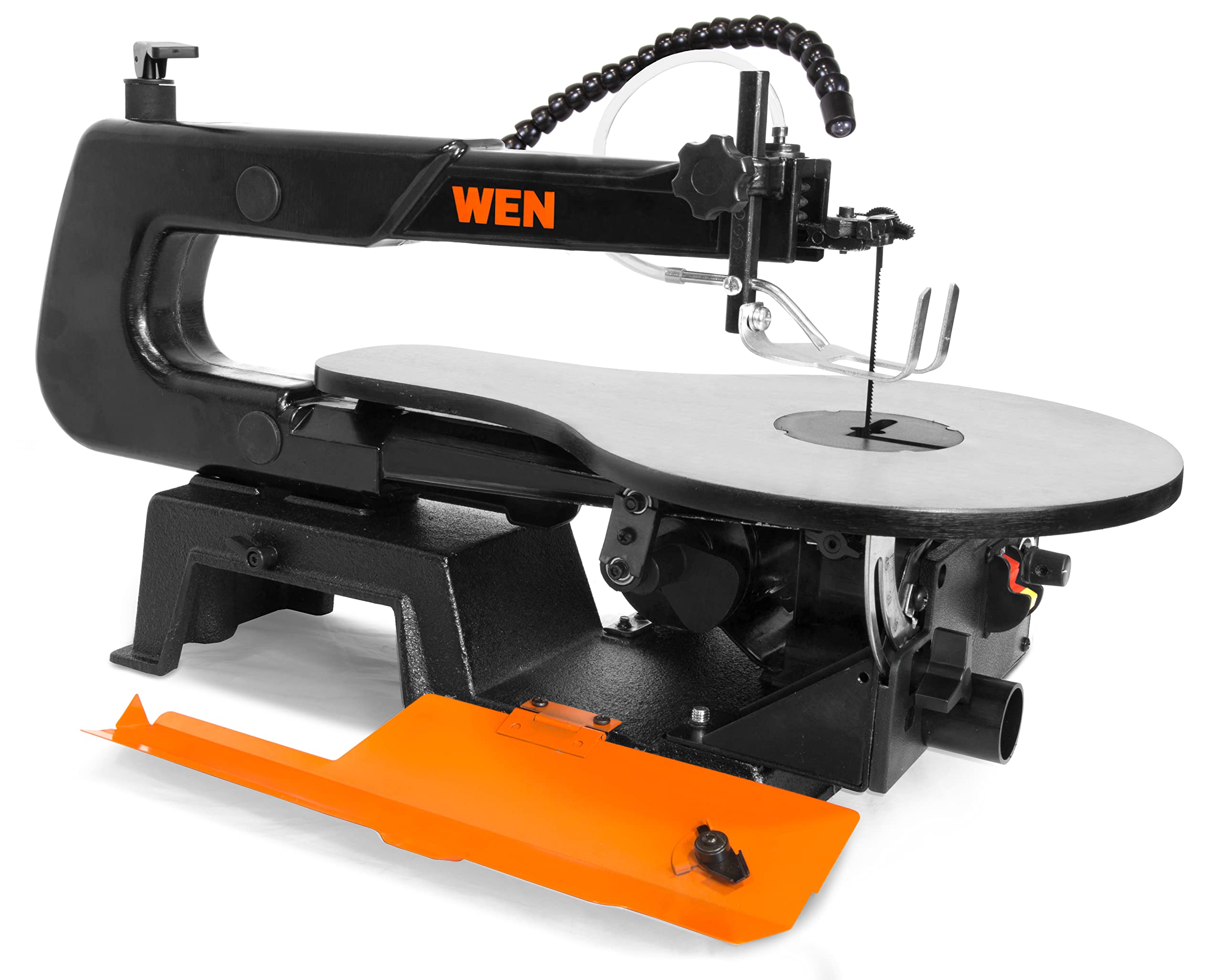 WEN Variable Speed Scroll Saw, 16-Inch with Work Light and Easy Access Blade Changes (3923)