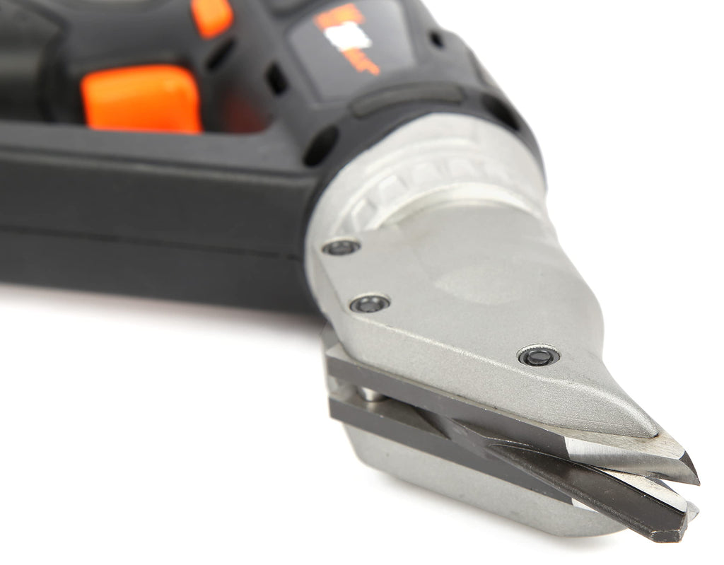 WEN Cordless Metal Shear, Variable Speed with 20V Max 2.0 Ah Lithium-Ion Battery and Charger (20314)