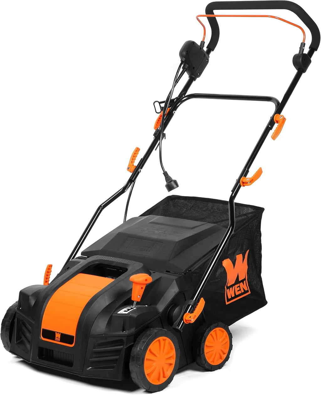 WEN 15-Inch 13-Amp 2-in-1 Electric Dethatcher and Scarifier with 12-Gallon Collection Bag (DT1315)