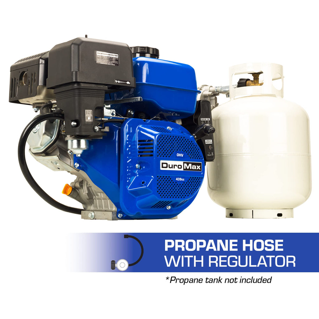 DuroMax XP18HPE 440cc Recoil/Electric Start Gas Powered, 50 State Approved, Multi-Use Engine