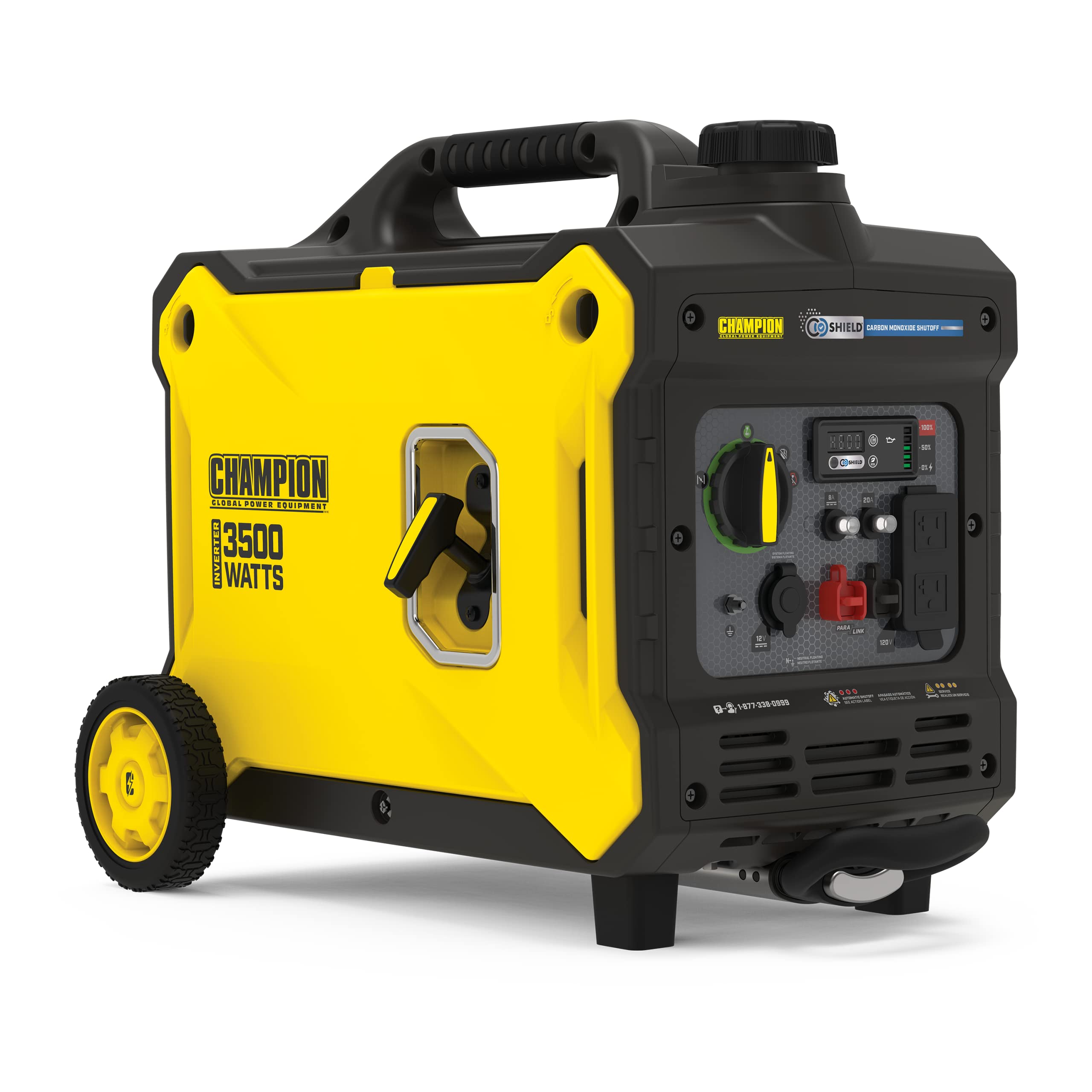 Champion Power Equipment 2500-Watt Dual Fuel Ultralight Portable Inverter Generator with Quiet Technology and CO Shield