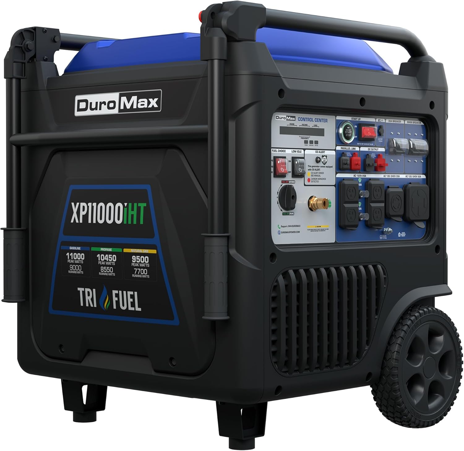 DuroMax XP2300iH 2,300-Watt Dual Fuel Portable Digital Inverter Generator - Gas & Propane, RV & Emergency Ready