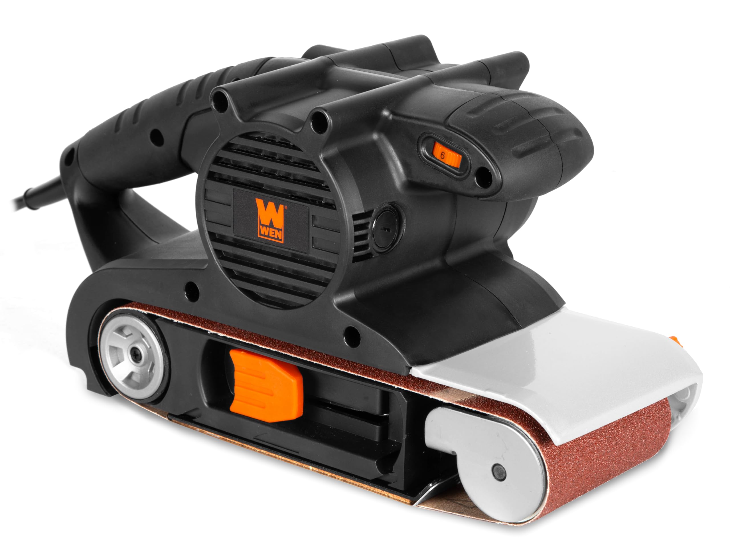 WEN 6321 7-Amp 3 in. x 21 in. Corded Belt Sander with Dust Bag , Black