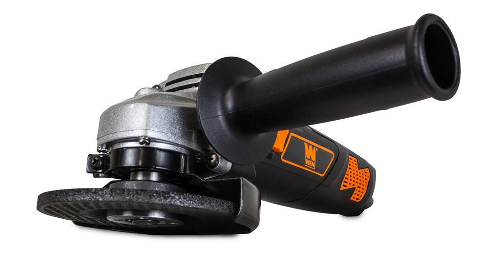 WEN Cordless Angle Grinder, Brushless with 20V Max 4.0 Ah Lithium-Ion Battery and Charger (20944), Black