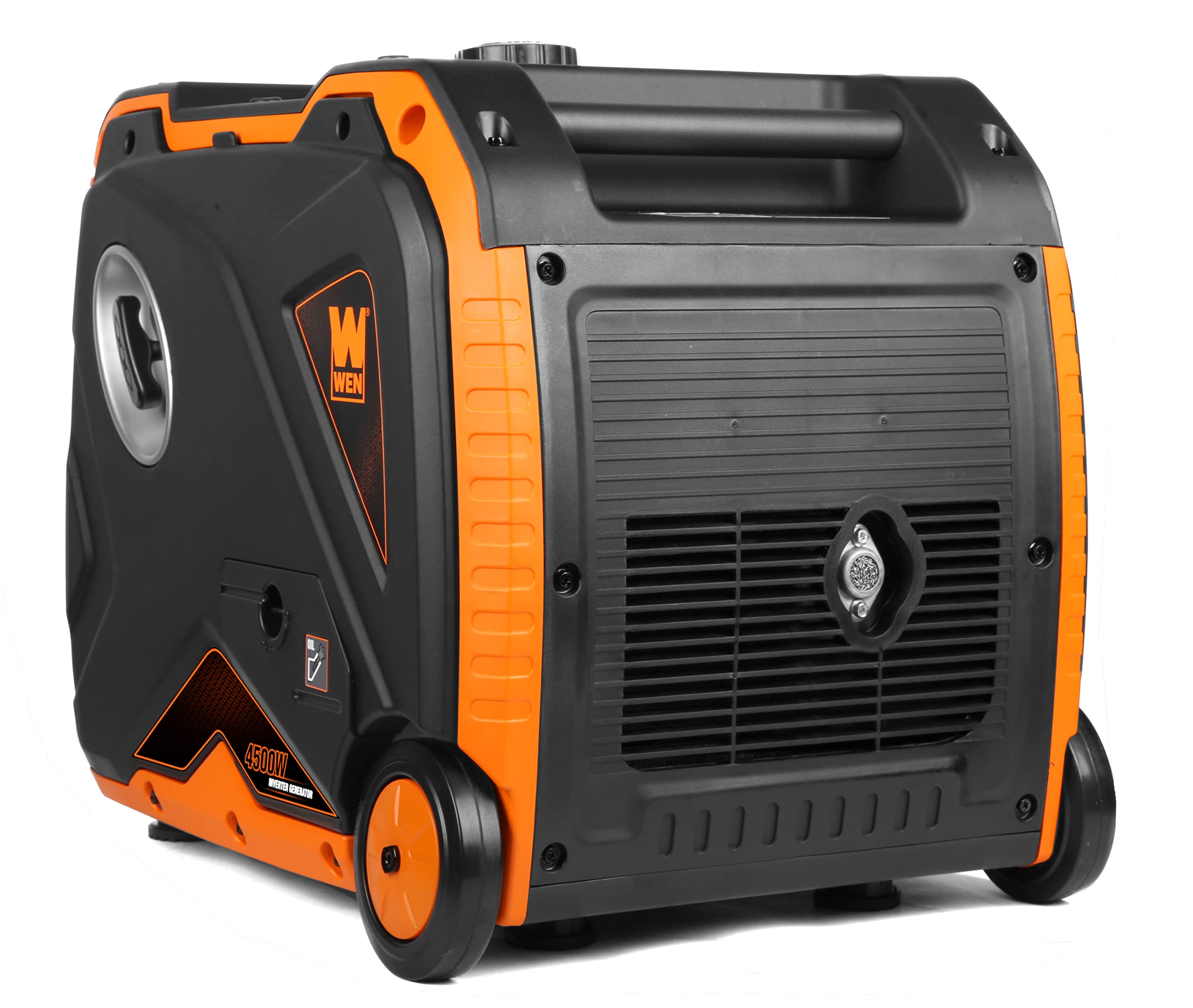 WEN DF451i Super Quiet 4500-Watt Electric Start Dual Fuel RV-Ready Portable Inverter Generator with Fuel Shut-Off