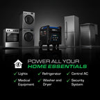 DuroMax XP16000iH 16,000-Watt Dual Fuel Portable Digital Inverter Generator - Gas & Propane, Remote Electric Start, Whole Home Power Backup, Transfer Switch Ready, RV & Emergency Ready
