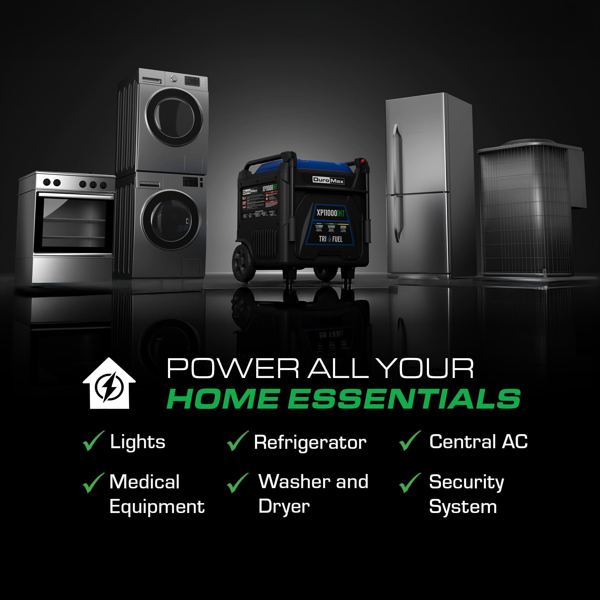 DuroMax XP2300iH 2,300-Watt Dual Fuel Portable Digital Inverter Generator - Gas & Propane, RV & Emergency Ready