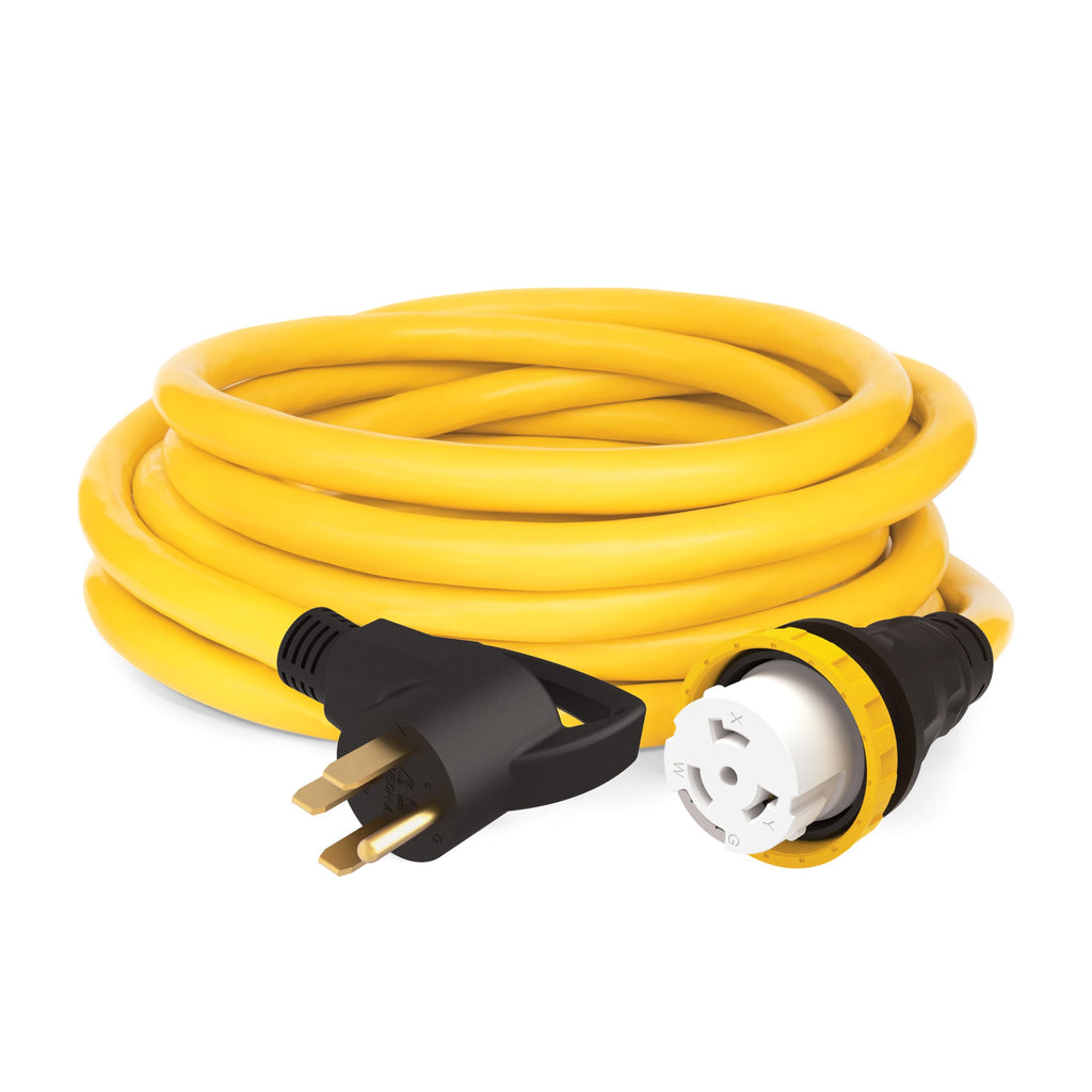 Champion Power Equipment 30-Foot 50-Amp 125/250-Volt RV Generator Power Cord, (14-50P to SS2-50R)