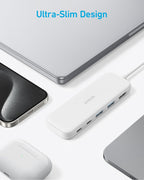 Anker USB C Hub, 5-in-1 USBC to HDMI Splitter with 4K Display, 1 x Powered USB-C 5Gbps & 2×Powered USB-A 3.0 5Gbps Data Ports for MacBook Pro, MacBook Air, Dell and More